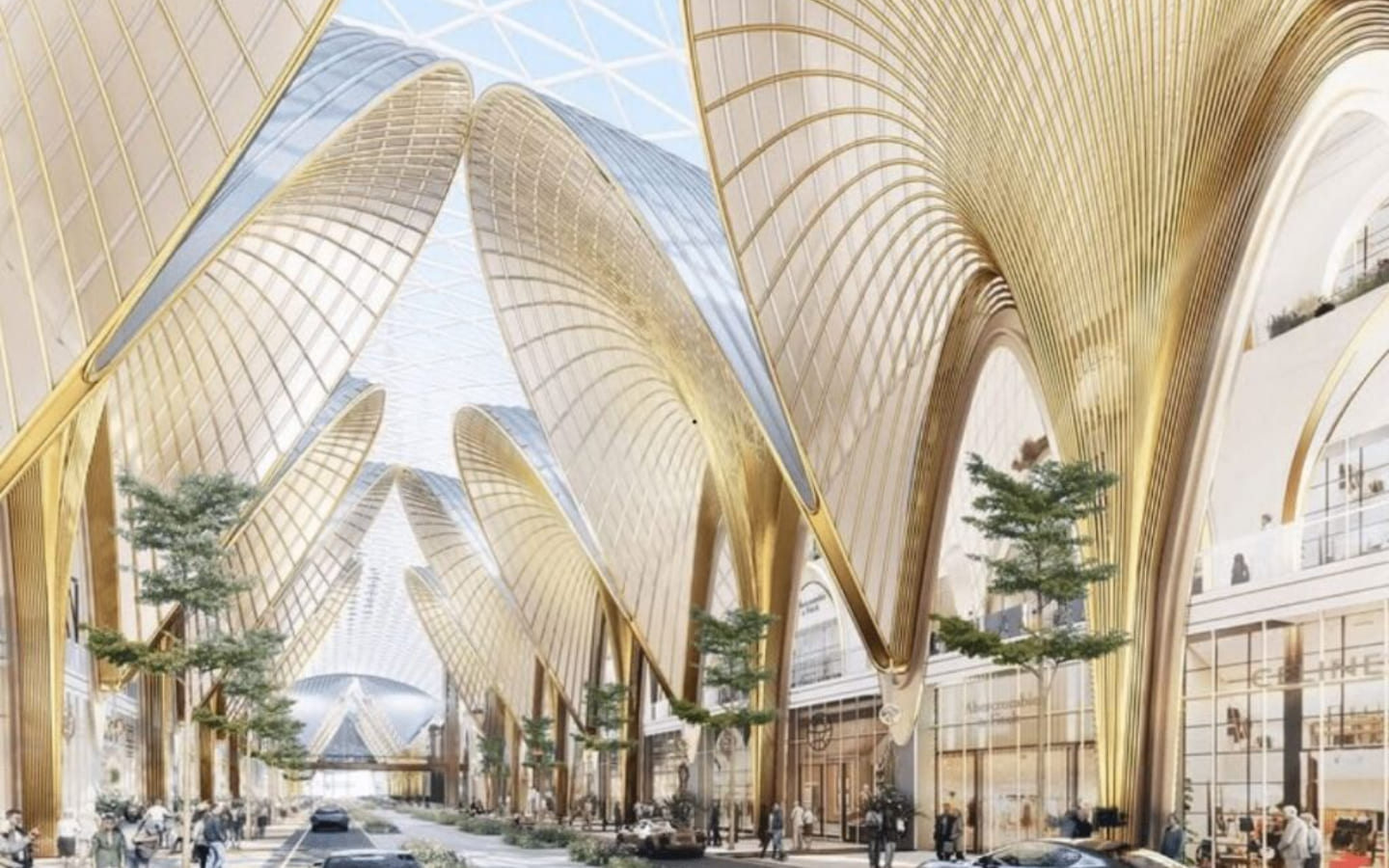 دبي سكوير مول من الداخل