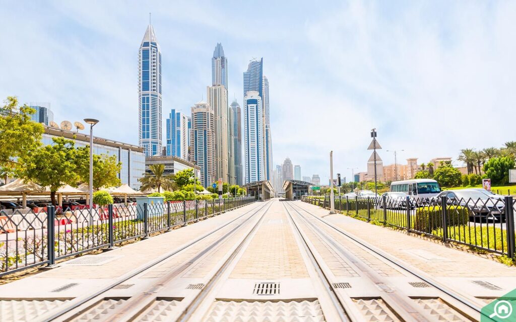 Dubai Tram is listed among popular modes of public transport in Dubai