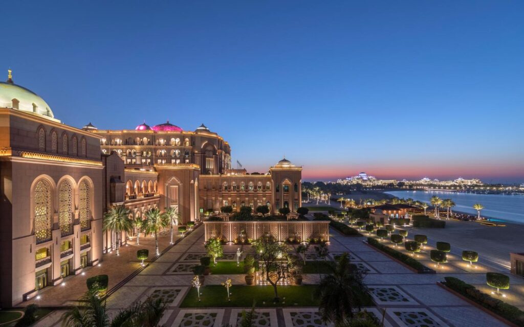 iconic Emirates Palace for a romantic staycation in Abu Dhabi