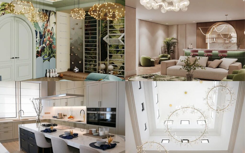 luxury interior designs spaces by Home renovation contractors in Dubai