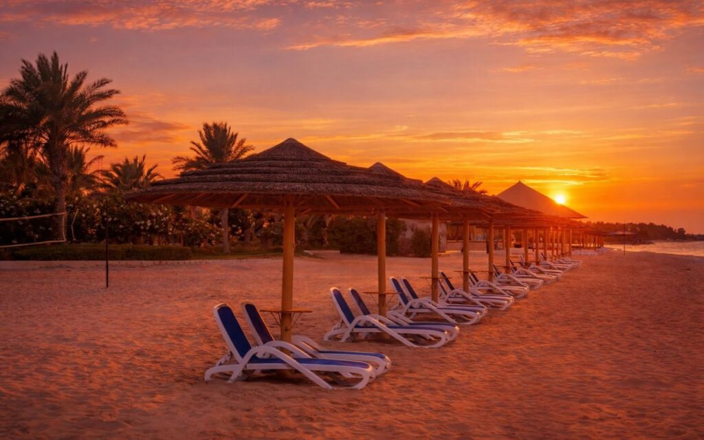 Danat Jebel Dhanna Resort beach access it offers Eid staycations in Abu Dhabi 2026