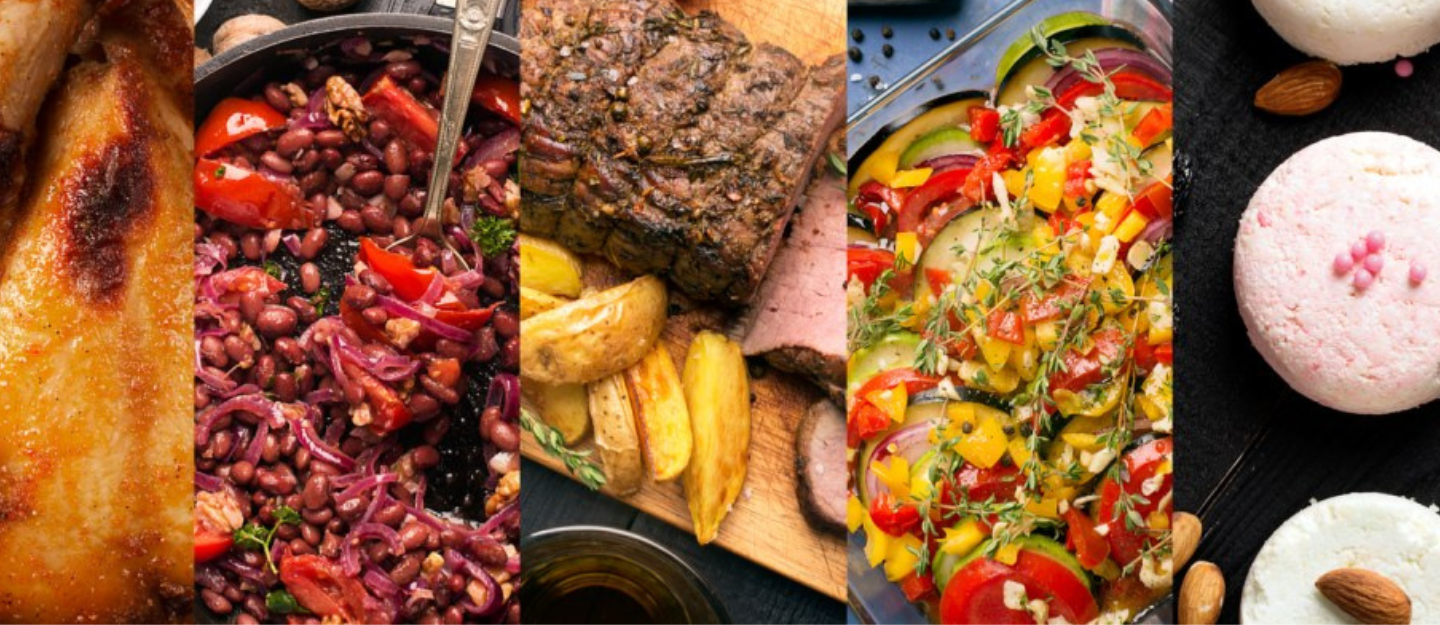 مأكولات متنوعة