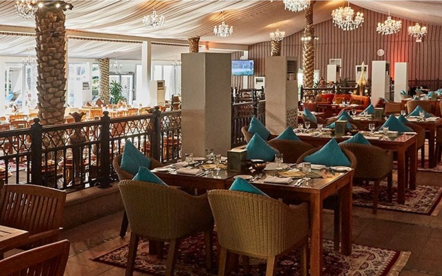 View of Palace Downtown Ramadan Tent