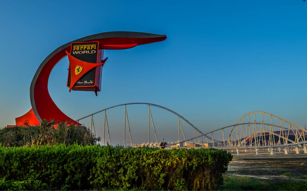 Ferrari world Yas Island outdoor activities