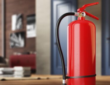 طفاية حريق في منزل
