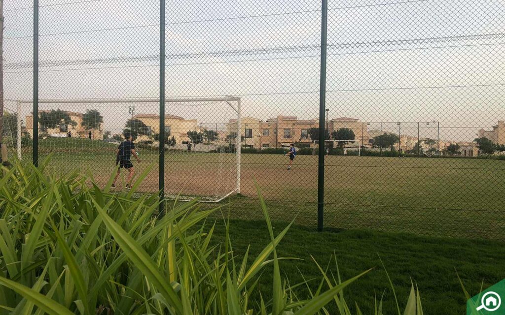 football court in Mira community dubai