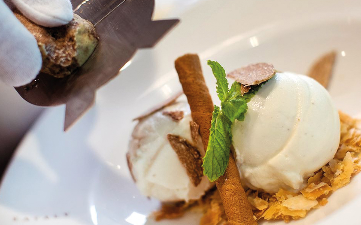 Gelato with Truffles at Eataly Dubai Festival City