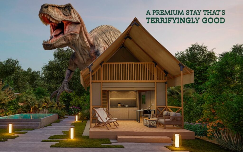 T.Rex glamping in Dubai 