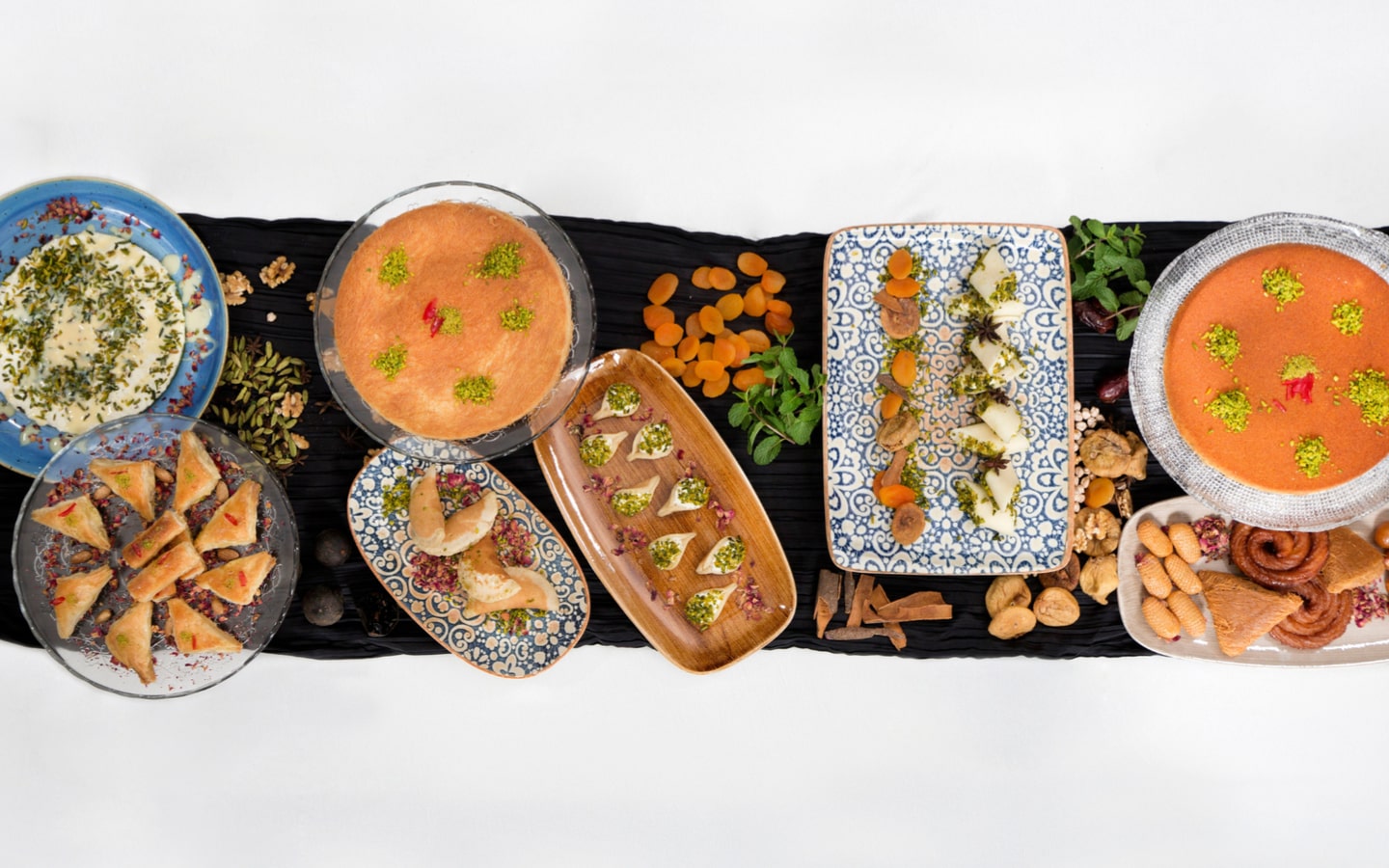 View of dishes served at best suhoor places in Abu Dhabi