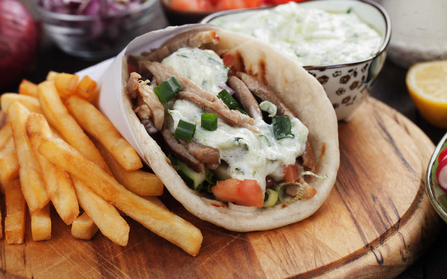 The wrap at Doner & Gyros is a famous one among restaurants in Al Reem Island