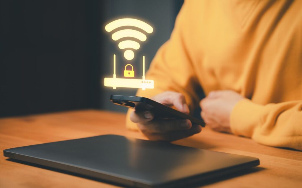 Customer transfer internet connection via a digital support portal.