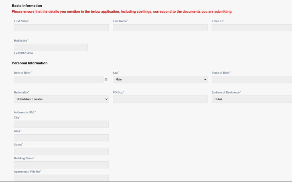 Process to apply for IDL in Dubai online via the ATCUAE protal
