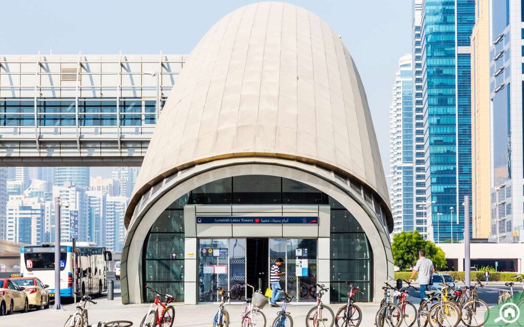 محطة مترو أبراج بحيرات الجميرا