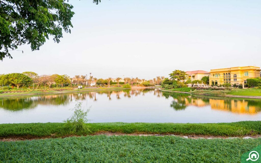 beautiful view of one of the top Residential communities in Dubai