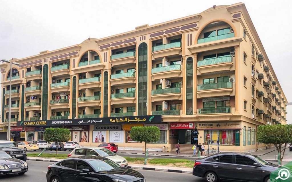 A view of Al Karama Shopping Center Dubai that is a popular market 