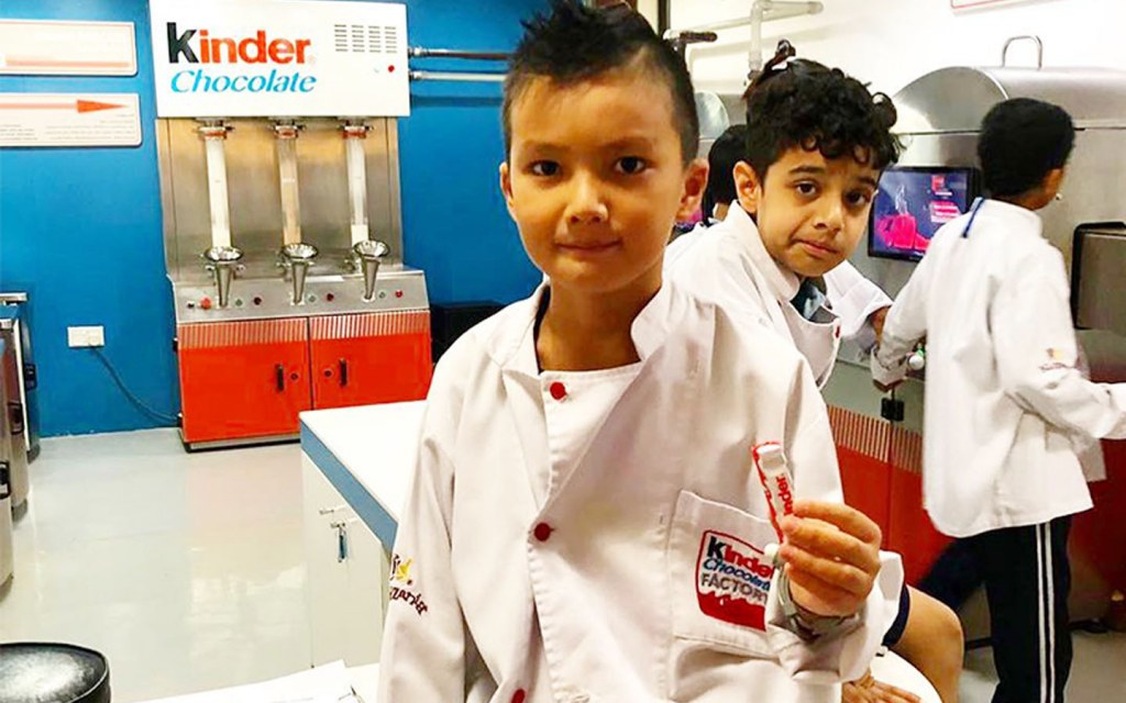 Kinder Chocolate Factory at KidZania