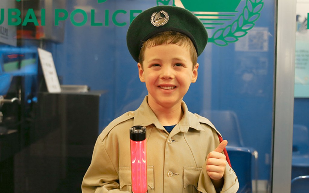 Kids enjoying non-stop fun and activities at KidZania Dubai.