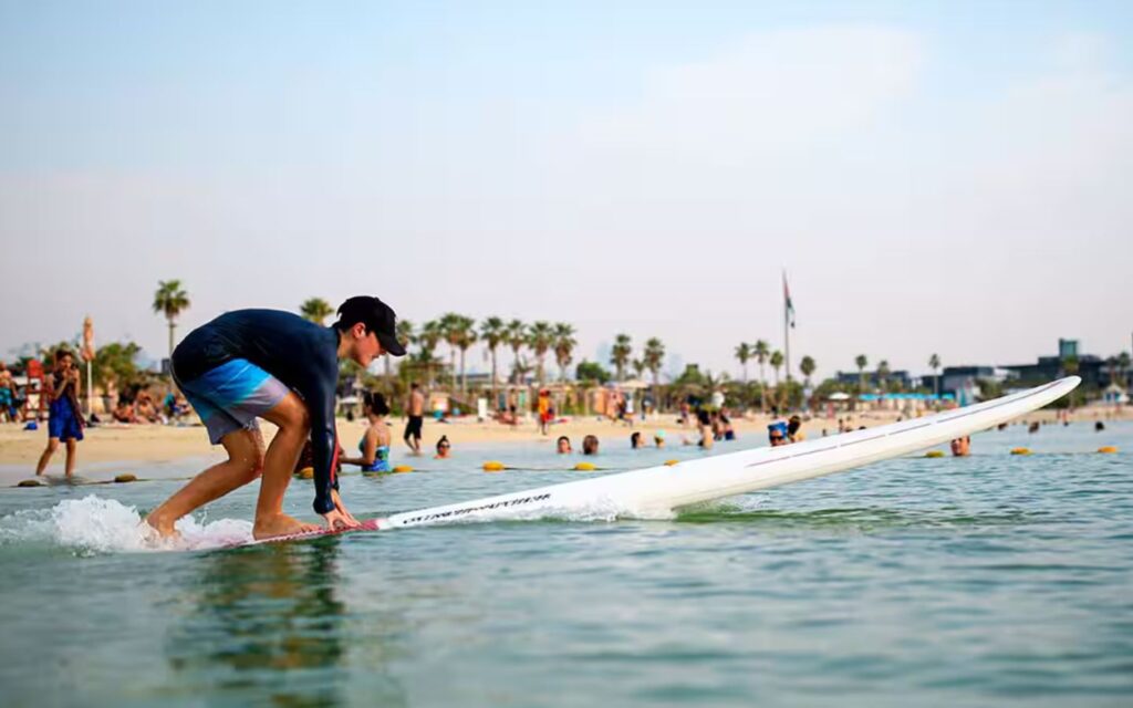 Kitesurfing is listed among the extreme activities in Dubai