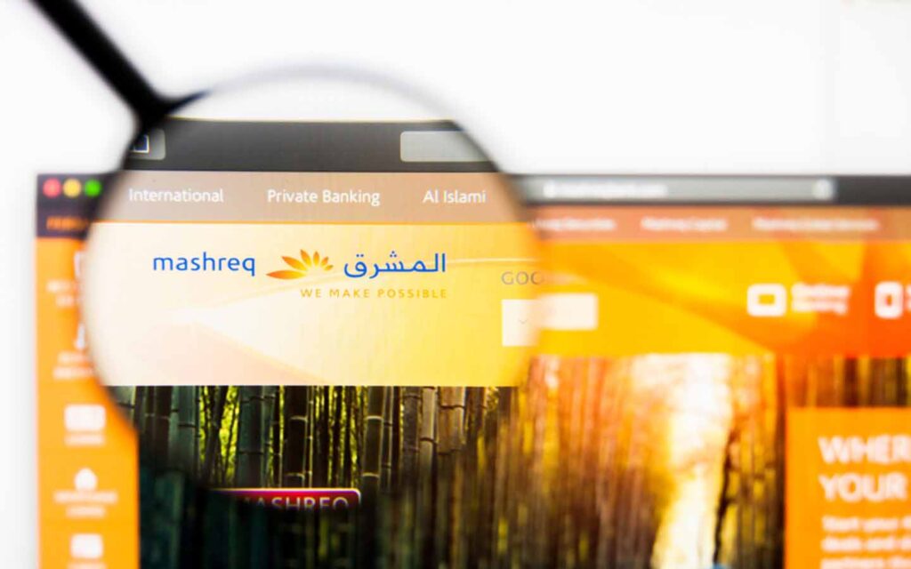 Mashreq bank website
