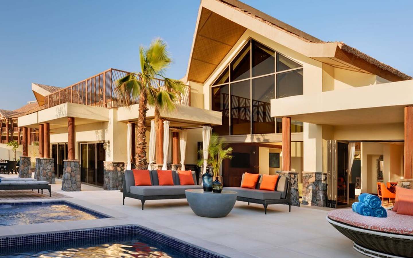 Main facade of Lapita Deluxe villas