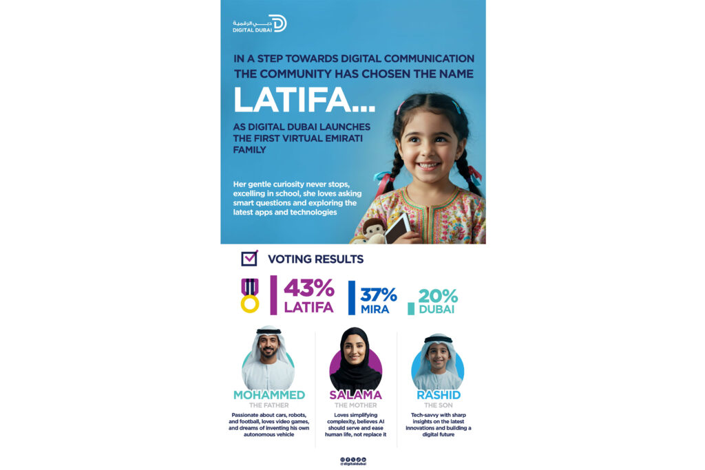 first virtual Emirati family in Dubai / first virtual Emirati family