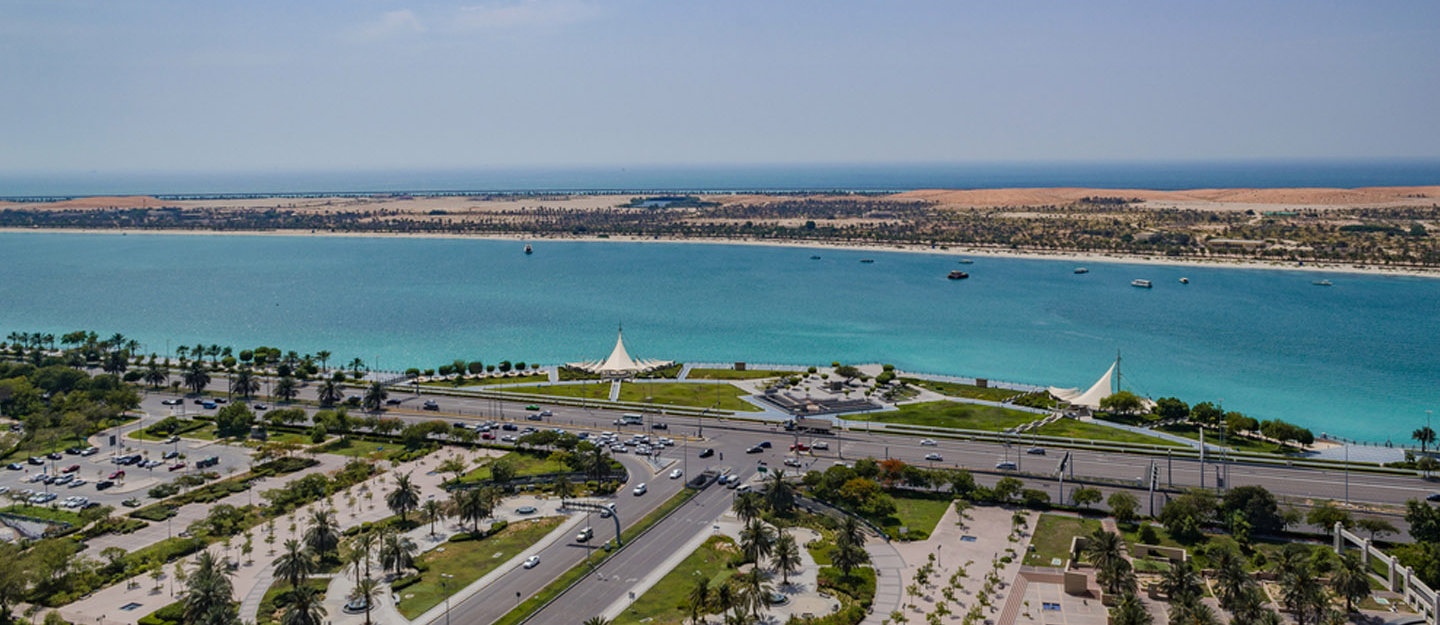 جزيرة اللؤلؤ من الأعلى