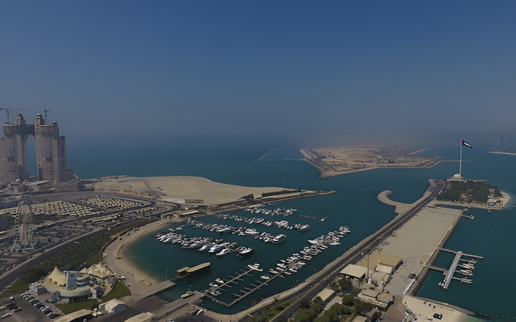 جزيرة اللؤلؤ من الأعلى