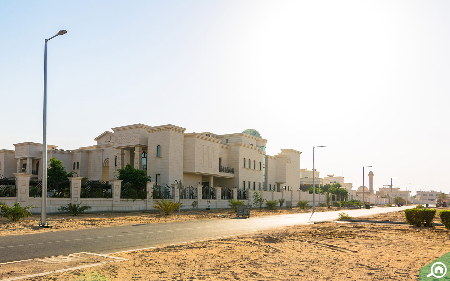 View of villas in MBZ City