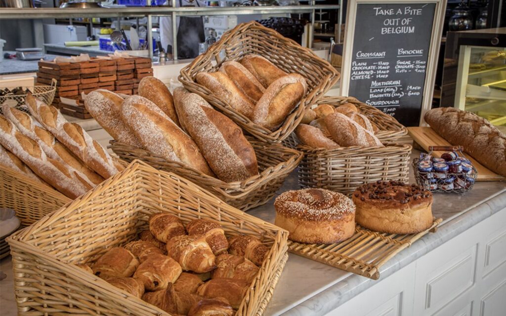 Enjoy breakfast with fresh breads and pastries in Arabian Ranches