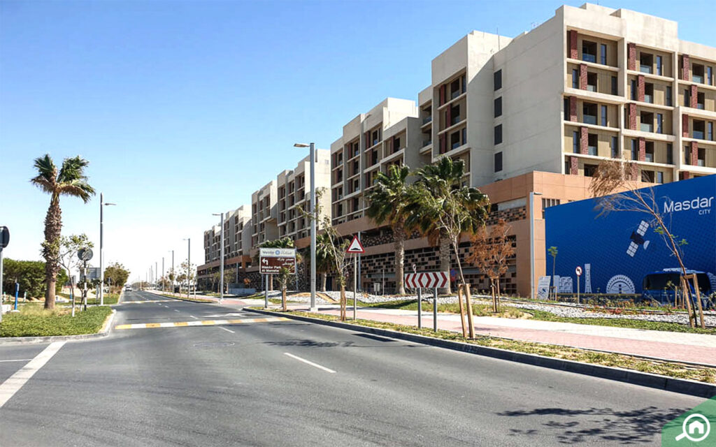 Masdar City is one of the top areas with Apartments for rent near Abu Dhabi International Airport