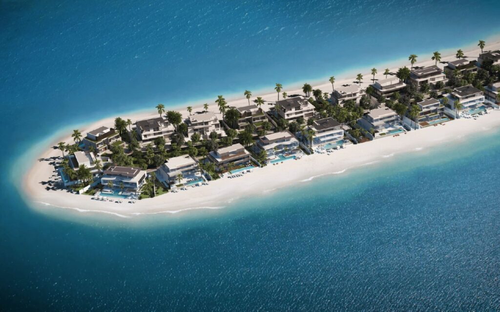 Palm Jebel Ali Masterplan layout showcasing luxury communities, beaches, and green spaces