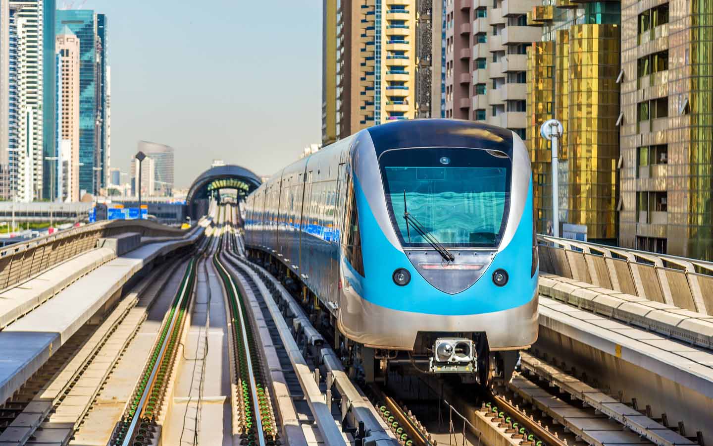 Red Line Metro in Dubai