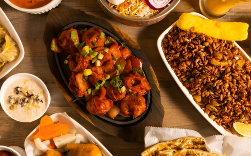 بوفيه من الأطباق