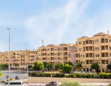 view of Mirdif’s low-rise residential area and greenery