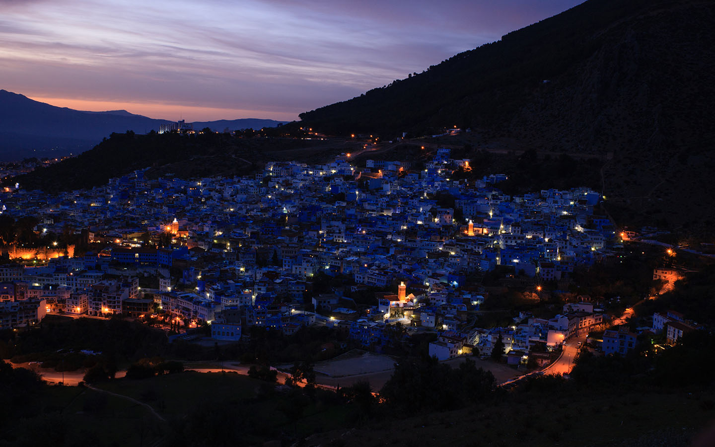 Morocco at night