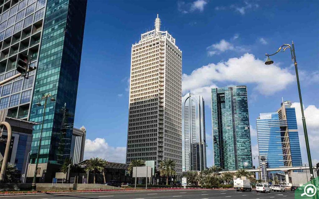 The Dubai World Trade Centre building