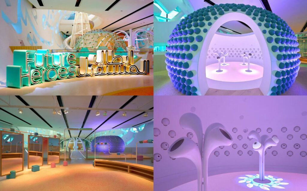 interactive kids area in Museum of the future 