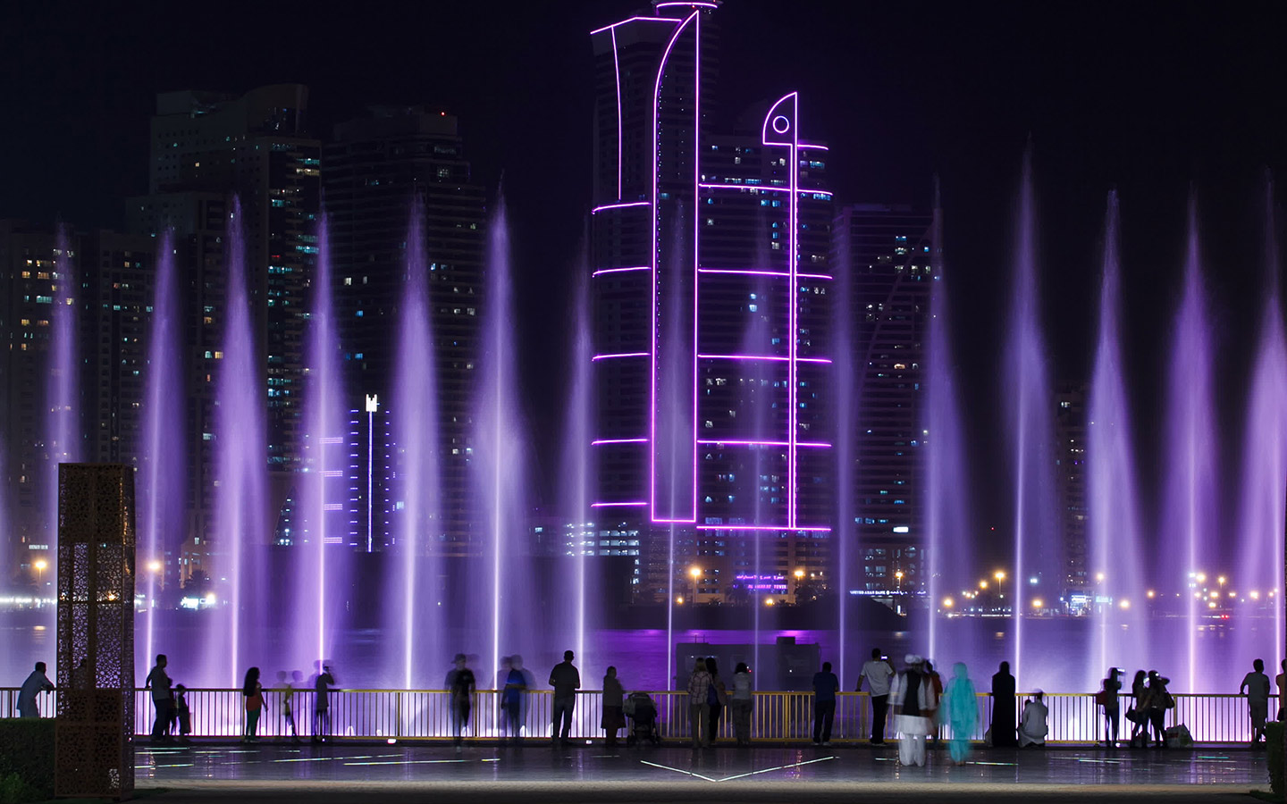 نافورة الشارقة الراقصة