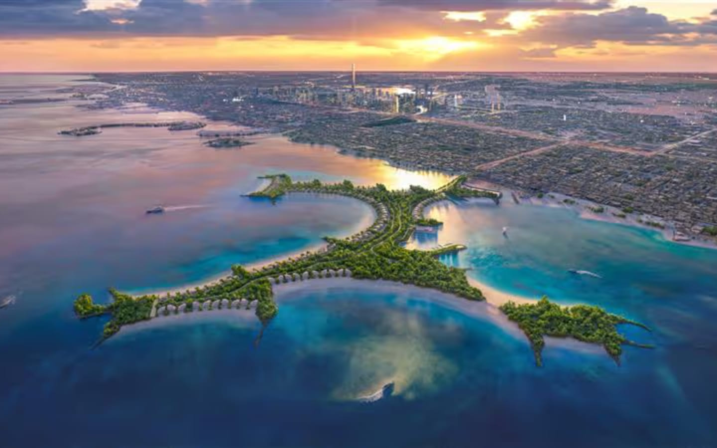 جزيرة نايا من الأعلى