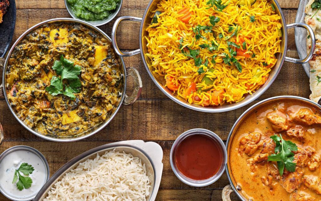 A variety of dishes served at family-friendly restaurants in Expo City, perfect for all ages.