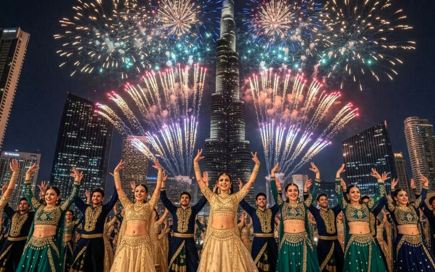 برج خليفة في راس السنة