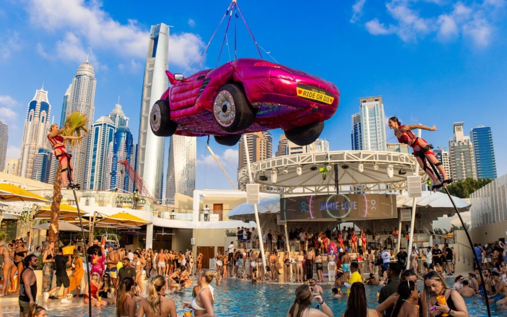 The club takes inspiration from O beach Ibiza
