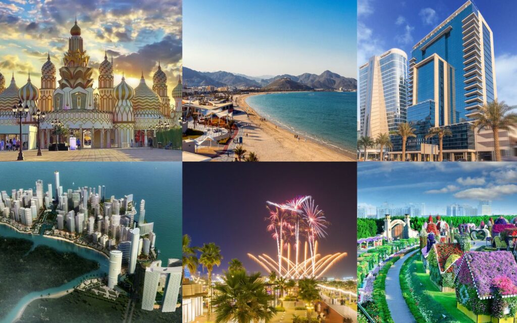 Glimpse of popular spots in UAE for Parkonic-salik integrated parking