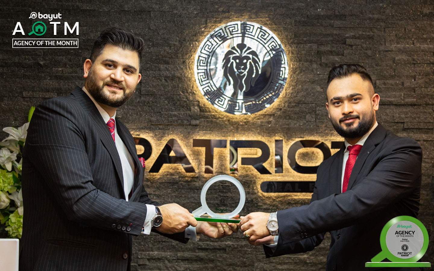 Patriot Real Estate Wins Bayut Award For March 2020 MyBayut