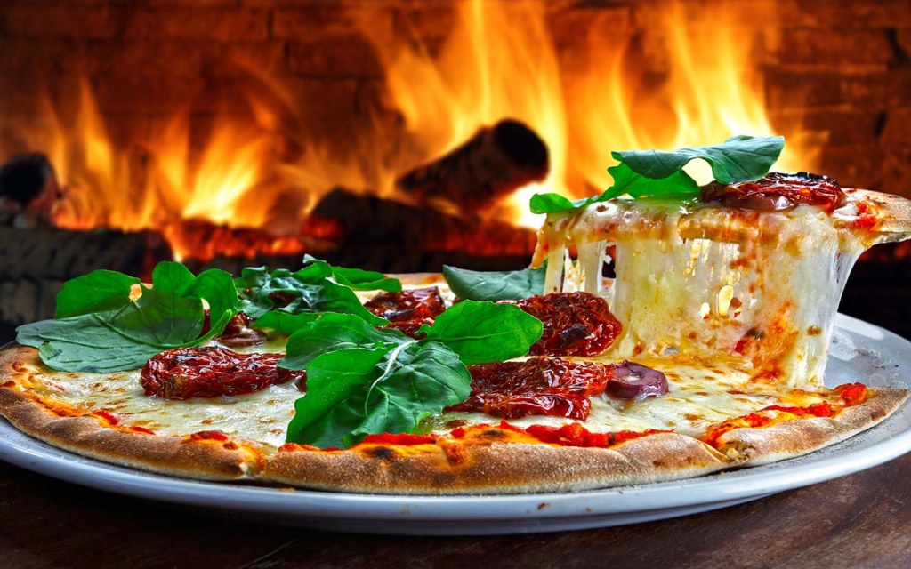 Brick oven pizza