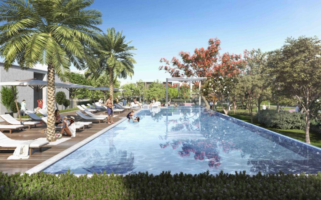 life in Arabian Ranches 3 Dubai provides access to pools and parks