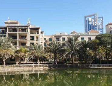 Apartment building in The Views with artificial lake
