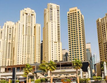 apartment buildings in cluster