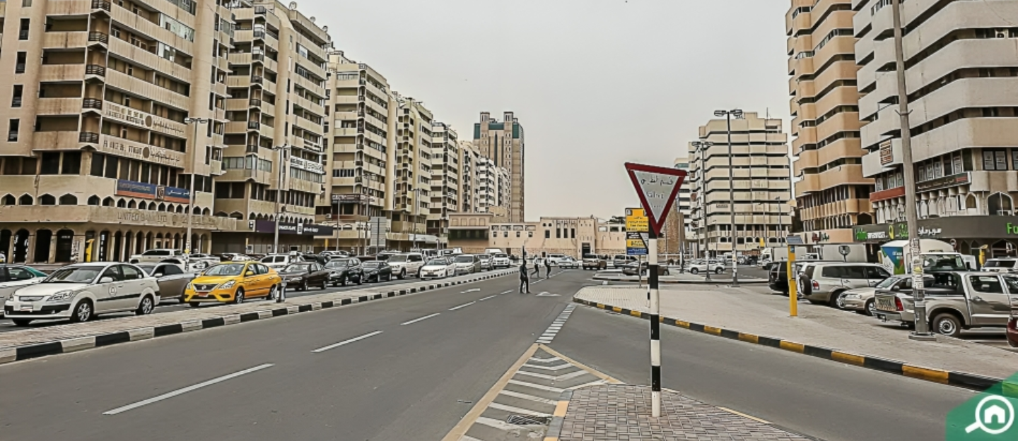 شارع في الشويهين الشارقة