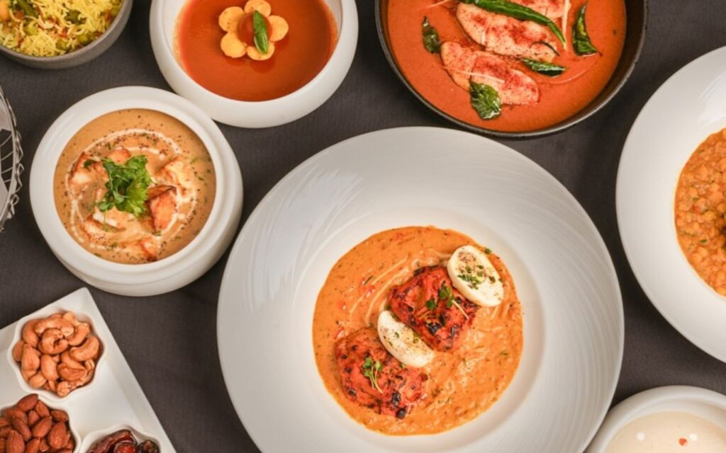 kebabs and rich curries in Abu Dhabi at Punjab Grill